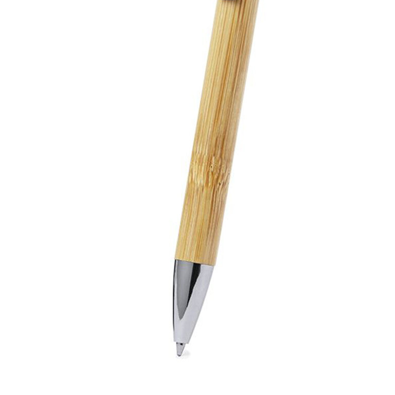 Stylo bille personnalisable en bambou - Apulo Bambou | pandacola - 2