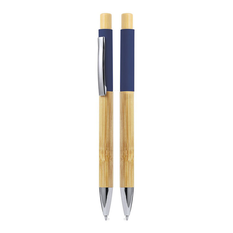 Stylo bille personnalisable en bambou - Apulo Bambou | pandacola - 3