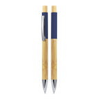 Stylo bille personnalisable en bambou - Apulo Bambou | pandacola - thumb - 3