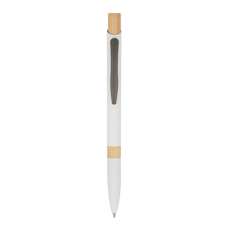 Stylo bille personnalisable en matériaux recyclés - Apulo Ring | pandacola - 1