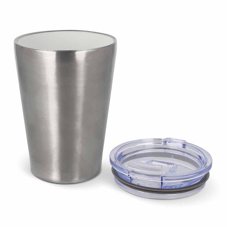 Mug thermos publicitaire 300 ml avec couvercle - Drycka | pandacola - 1