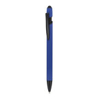 Stylo à bille personnalisable en aluminium avec stylet - Royalo Black Recyclé | pandacola - thumb