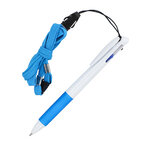 Stylo publicitaire 3 couleurs avec lanyard - Zari | pandacola - thumb