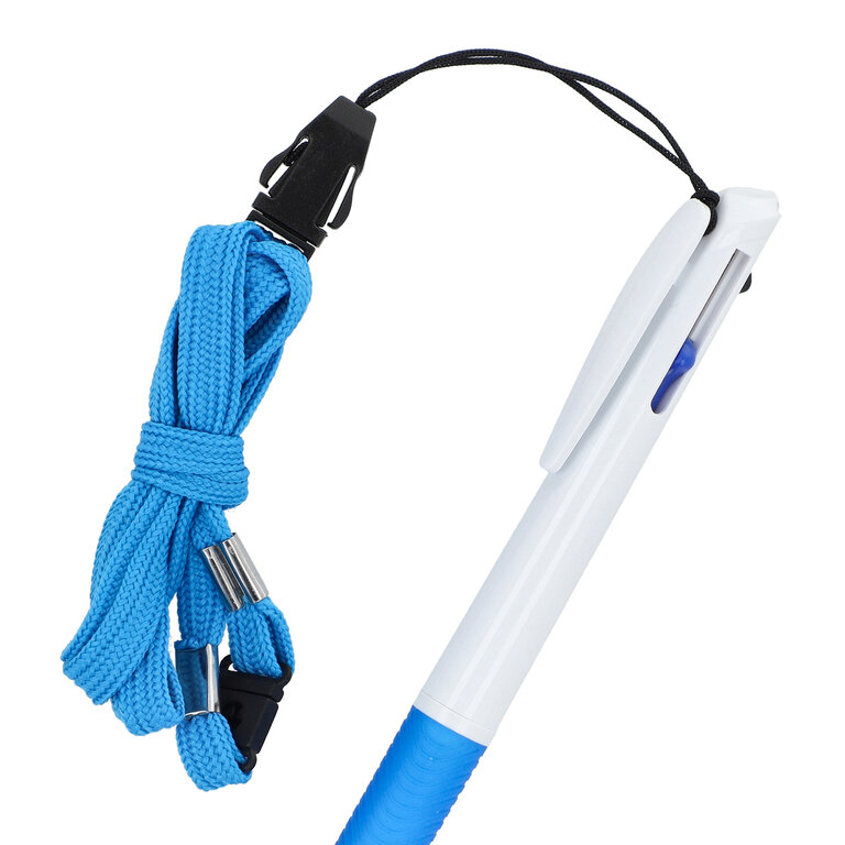Stylo publicitaire 3 couleurs avec lanyard - Zari | pandacola - 3