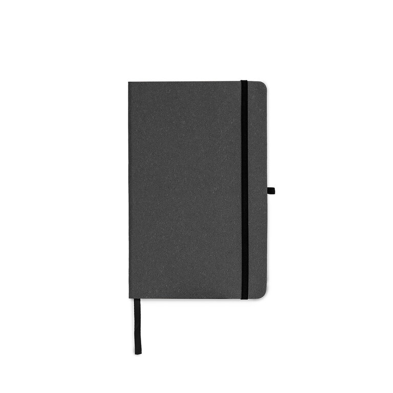 Carnet publicitaire A5 en cuir recyclé 160 pages vierges - Viro rigide plus | pandacola - 2