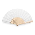 Eventail personnalisé pliable en bois et polyester - Rafresh Wood Quadri | pandacola - thumb