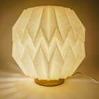 Lampe LED publicitaire en papier pliable - Hura Rond | pandacola - thumb - 1