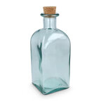 Bouteille publicitaire en verre recyclé avec bouchon liège 1L - Rospa | pandacola - thumb
