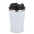 Mug publicitaire isotherme cannelé 400 ml - Conni | pandacola - thumb