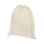 Sac à cordelettes personnalisé en coton écru 140 gr/m² - Rhido | pandacola - thumb