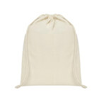Sac à cordelettes personnalisé en coton écru 140 gr/m² - Rhido | pandacola - thumb - 1