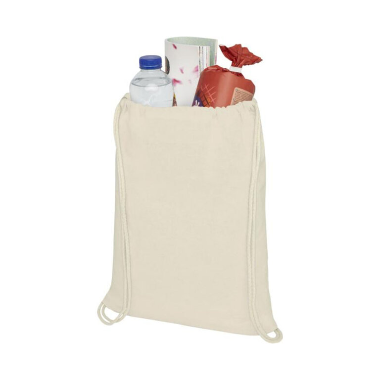 Sac à cordelettes personnalisé en coton écru 140 gr/m² - Rhido | pandacola - 2