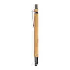 Stylo publicitaire en bambou avec embout tactile - Odra | pandacola - thumb