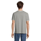 Tee-shirt publicitaire unisexe rayures en coton bio peigné 175 gr/m²- Legend | pandacola - thumb - 2