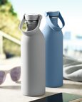Bouteille publicitaire en acier recyclé 500 ml - Lora | pandacola - thumb - 1