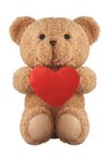 Peluche ourson publicitaire - Teddy XL coeur | pandacola - thumb