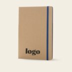 Carnet personnalisé A5 144 pages lignées avec couverture kraft - Destini | pandacola - thumb