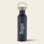 Bouteille personnalisée en acier et bambou 710 ml - Sinki | pandacola - thumb