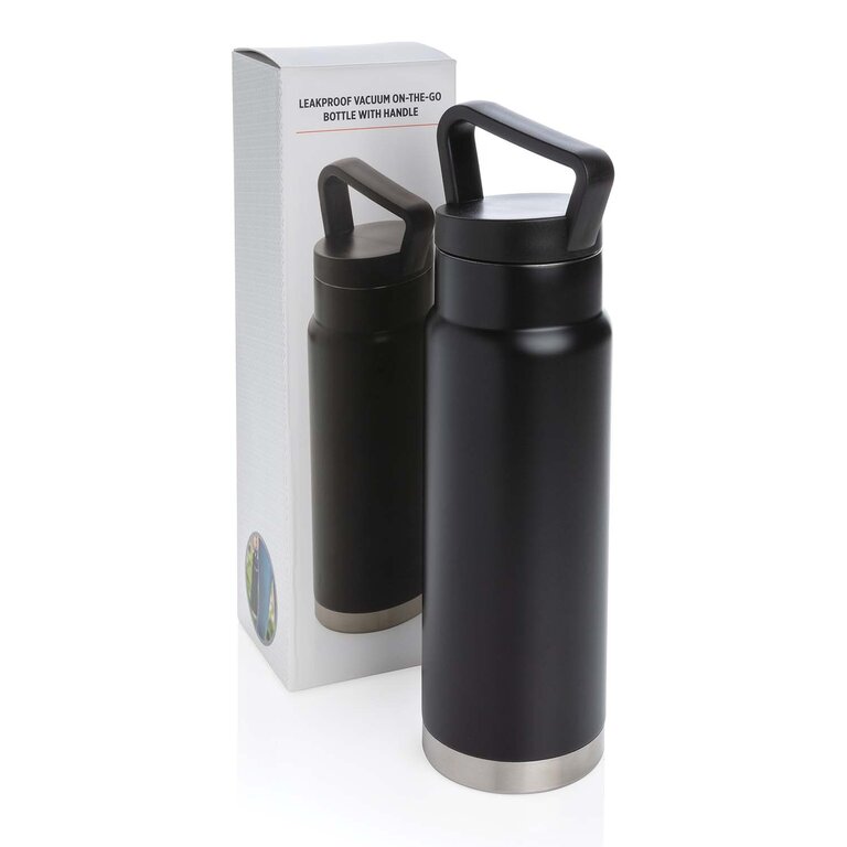 Bouteille isotherme personnalisable en acier avec isolation sous vide 650 ml - Butilk | pandacola - 1