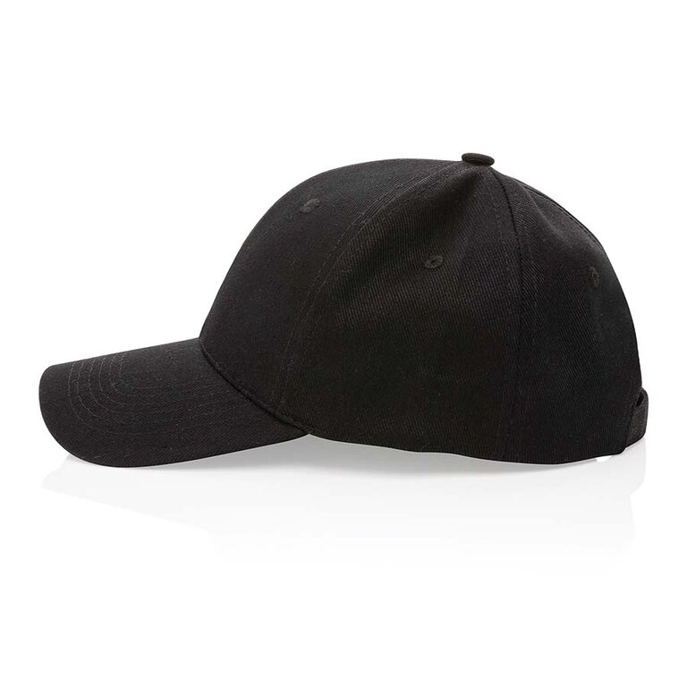 Casquette personnalisée 6 pans en coton recyclé 280 gr/m² IMPACT® - Poplia | pandacola - 2