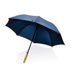 Parapluie personnalisé automatique en rPET 23" avec poignée bambou IMPACT® - Day York | pandacola - thumb