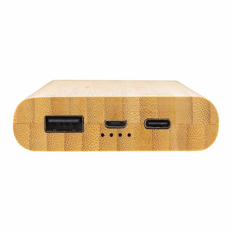 Batterie personnalisée en bambou à induction 8000 mAh - Bluva | pandacola - 3