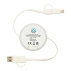 Câble de charge personnalisé 45W - Ontaria Enrouleur Bois | pandacola - thumb - 3