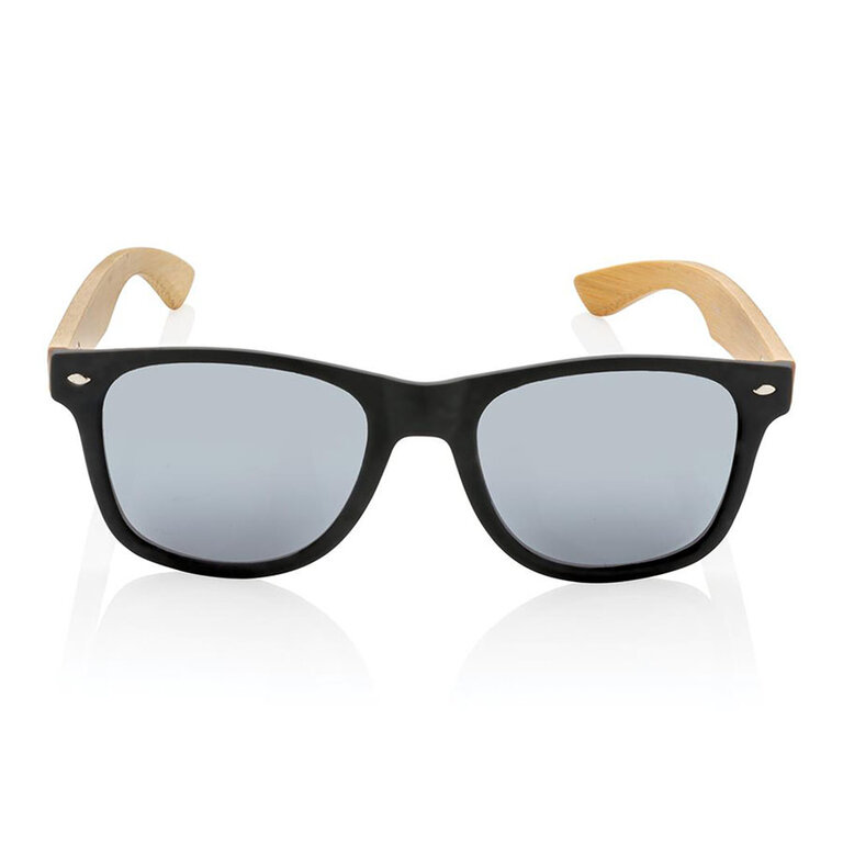 Lunettes de soleil personnalisées en bambou et plastique recyclé - Jilo | pandacola - 1