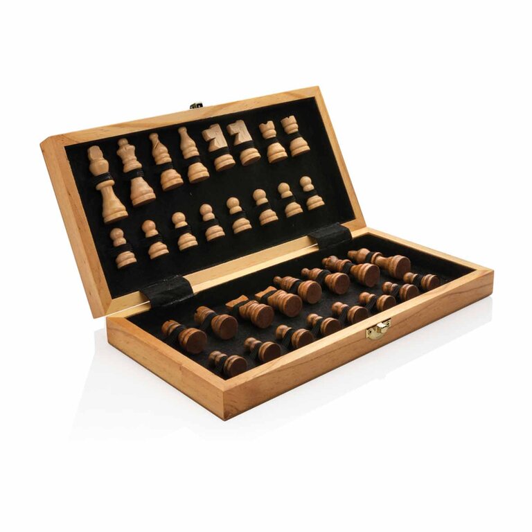 Jeu d'échecs en bois personnalisé - Brain Big | pandacola - 1