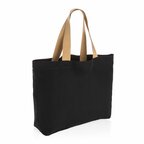 Grand sac personnalisé en toile recyclée  240 gr/m² - Elo | pandacola - thumb