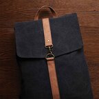 Sac à dos personnalisé en toile recyclée 500 gr/m² pour ordinateur 16" Vinga® - Yota | pandacola - thumb - 1