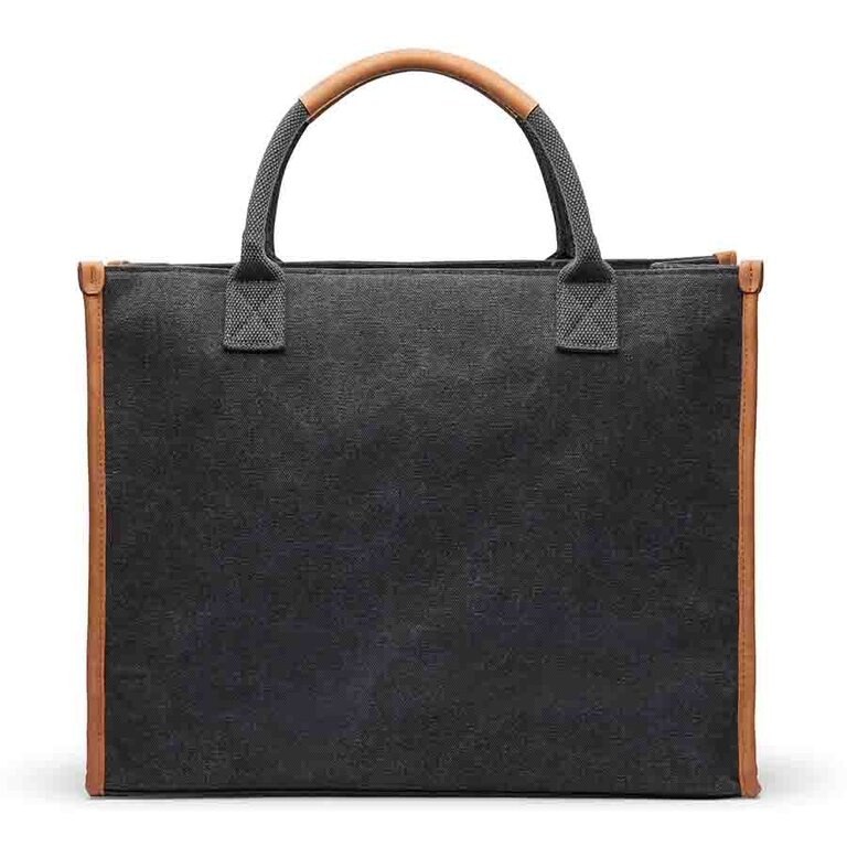 Cabas personnalisé en toile recyclée Vinga® avec compartiment ordinateur 13" - Masta | pandacola - 2