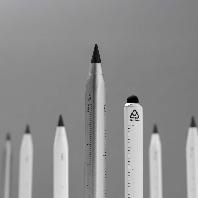 Crayon de charpentier infini personnalisé en aluminium - Harco Alu | pandacola - 1