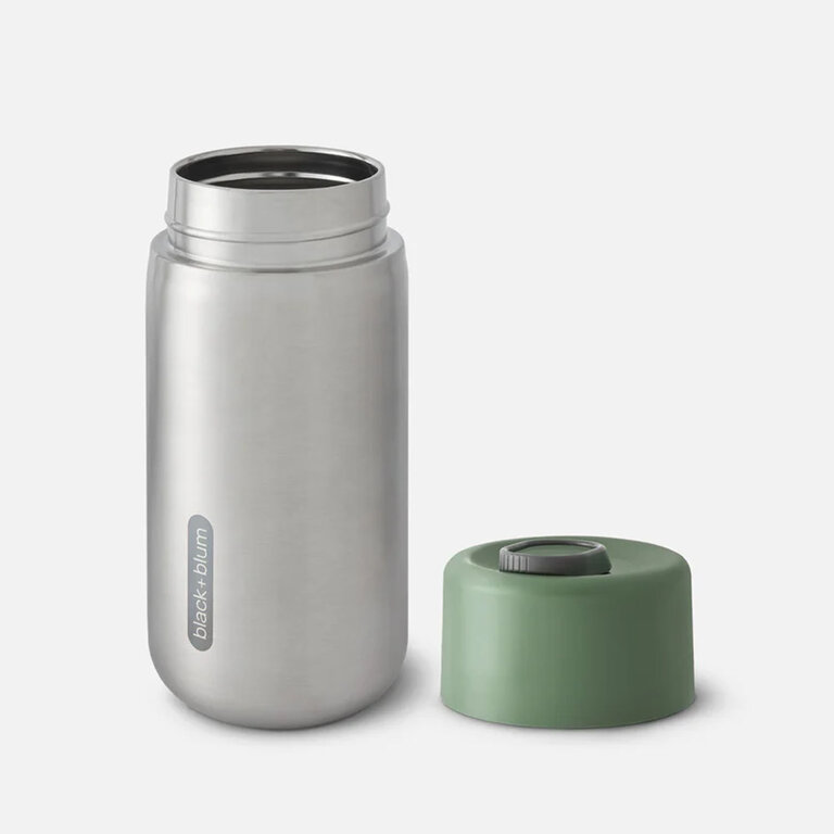 Mug isotherme personnalisé en acier avec isolation sous vide 340 ml Black+Blum - Blumou | pandacola - 2
