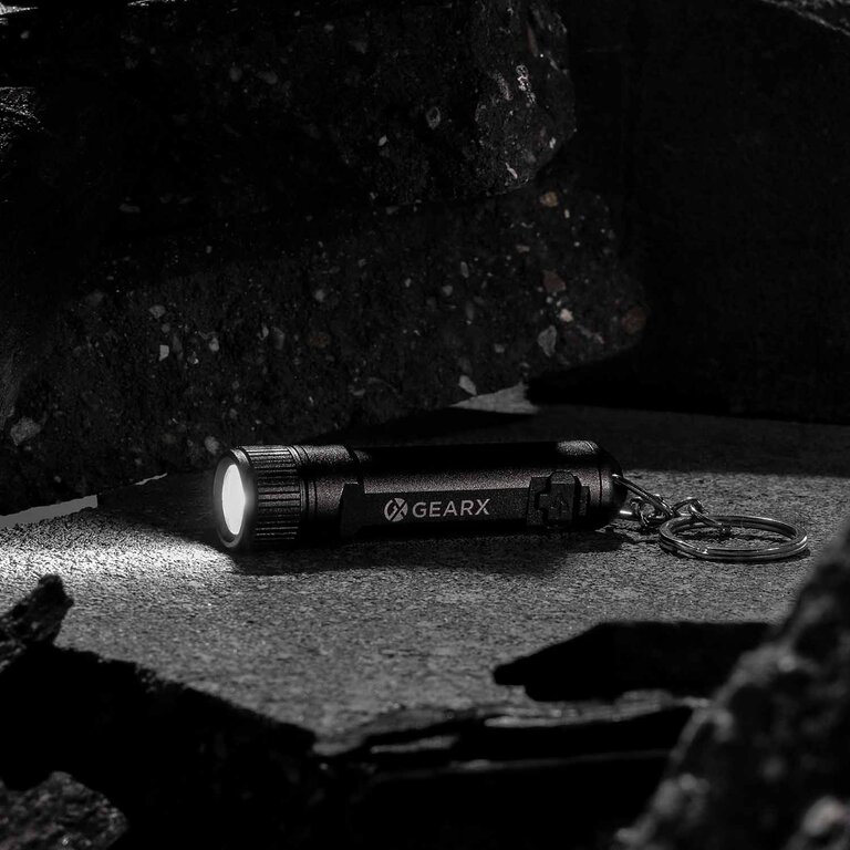 Porte-clés lampe personnalisable en aluminium recyclé - Stralita | pandacola - 2