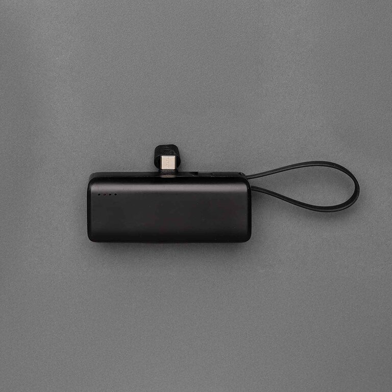 Batterie de secours personnalisée en ABS recyclé 3000 mAh - Aki USB-C | pandacola - 2