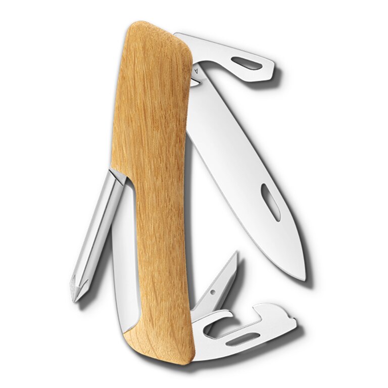 Couteau suisse 11 fonctions en bois|Swiza® - D04 | pandacola - 3