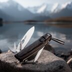 Couteau suisse 12 fonctions en bois|Swiza® - SH04 R AM | pandacola - thumb