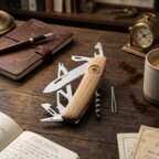 Couteau suisse 12 fonctions Original Wavy Edge en bois|Swiza® - CH05T R | pandacola - thumb