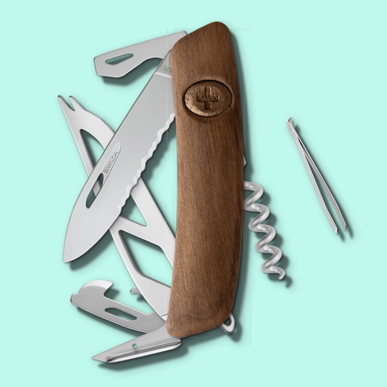 Couteau suisse 12 fonctions |Swiza® - CH05T R AM | pandacola - 3