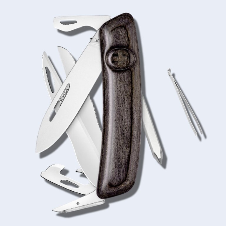 Couteau suisse 11 fonctions en bois |Swiza® - D08 | pandacola - 3