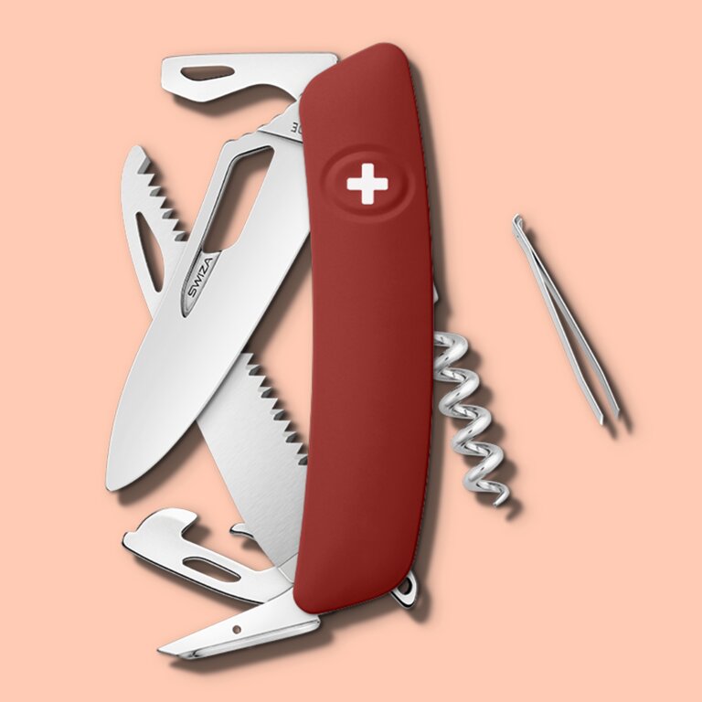 Couteau suisse 13 fonctions|Swiza® - SH05 R | pandacola - 2