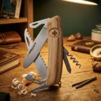 Couteau suisse 12 fonctions Junior en bois| Swiza® - J06 R | pandacola - thumb