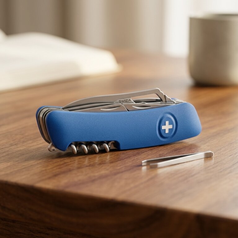 Couteau suisse 12 fonctions | Swiza® - SH05 TR-TT AM | pandacola - 1