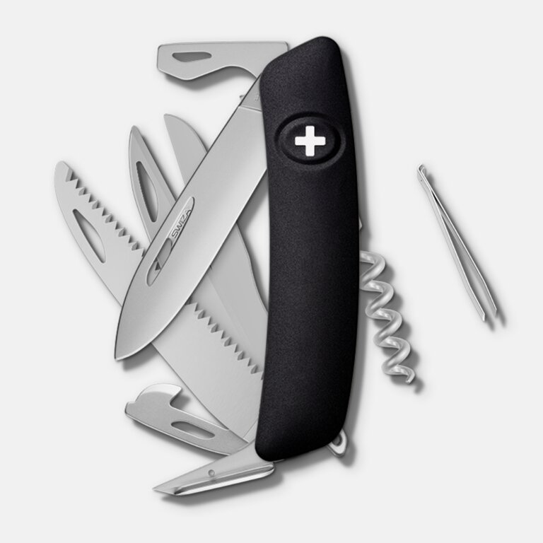 Couteau suisse 14 fonctions Allmatt|Swiza® - D09 R AM | pandacola - 2