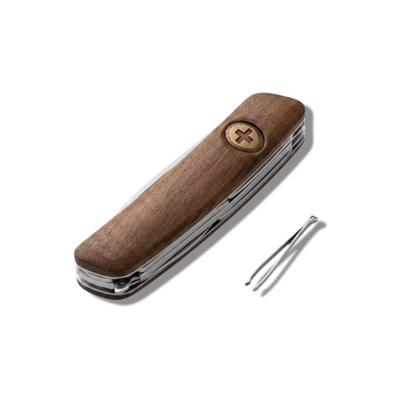 Couteau suisse 14 fonctions Allmatt en bois |Swiza® - D09 R AM | pandacola - 1