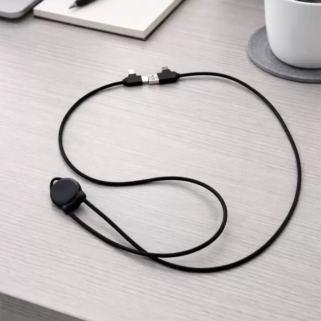 Câble de charge personnalisable 12W USB-C & Lightning – Octolongi | pandacola - 1