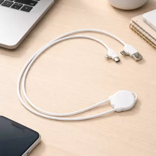 Câble de charge personnalisable 12W USB-C & Lightning – Octolongi | pandacola - 2