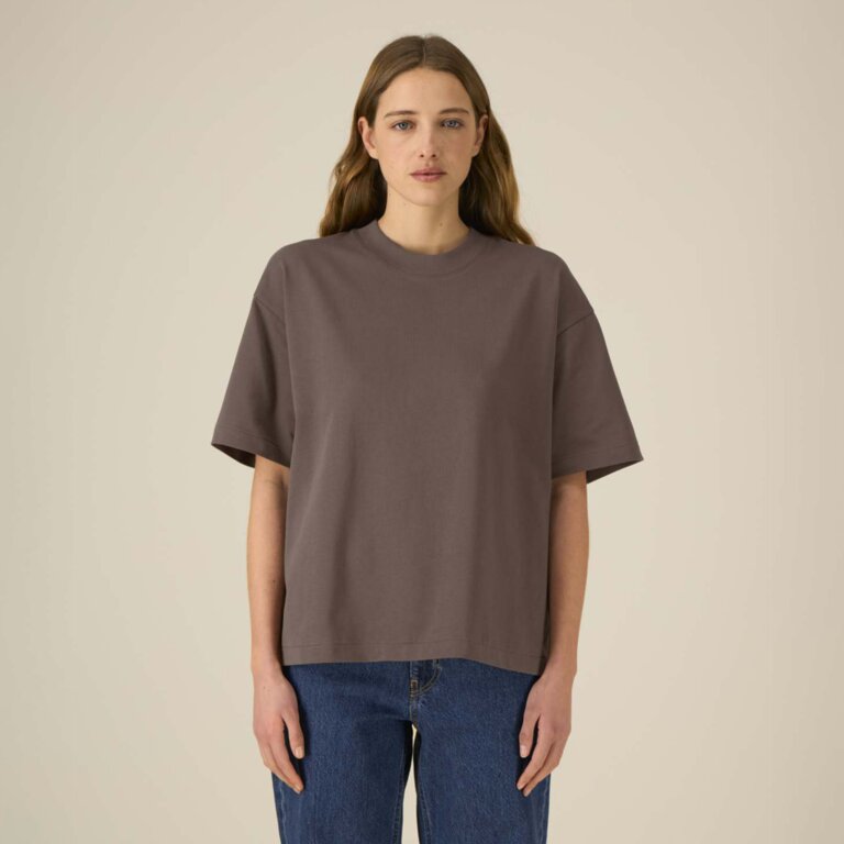 T-shirt unisexe épais coupe Boxy personnalisé Trend | STANLEY STELLA® - Asher | pandacola - 2