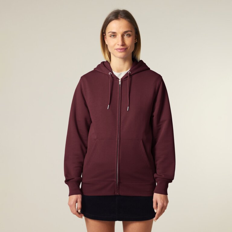 Sweat à capuche zippé personnalisé unisexe Essentials | STANLEY STELLA® - Connector 2.0 | pandacola - 2